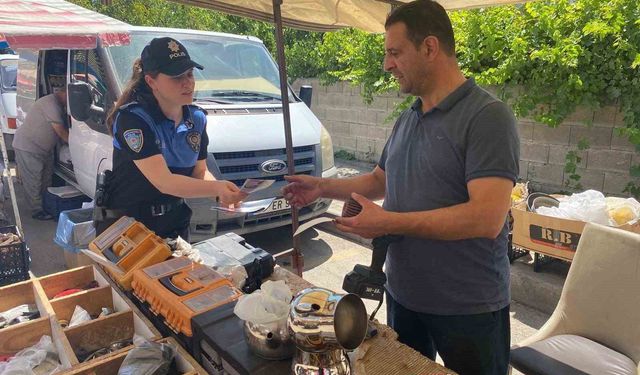 Erzincan polisinden semt pazarında dolandırıcılık ve sahte para uyarısı
