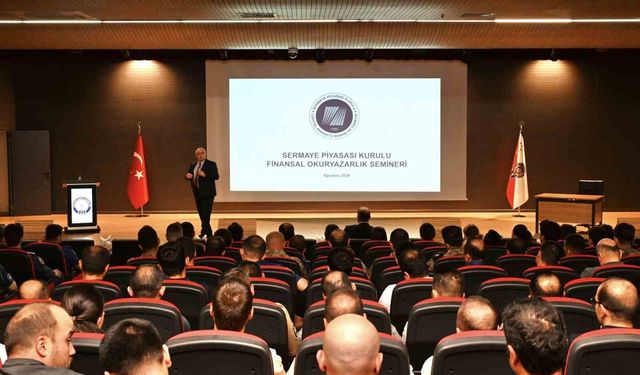 Erzurum'da polise 'Finansal Okuryazarlık' semineri