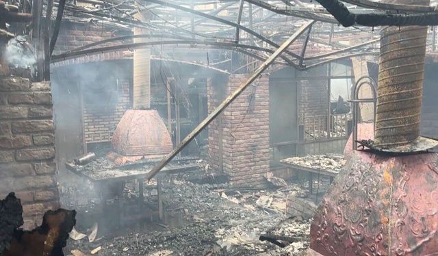 Gaziantep'te restoran yangını söndürüldü