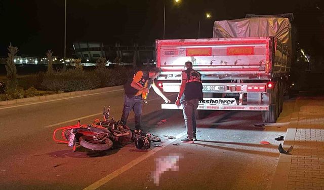 Karaman'da motosiklet kazası: 1 ölü