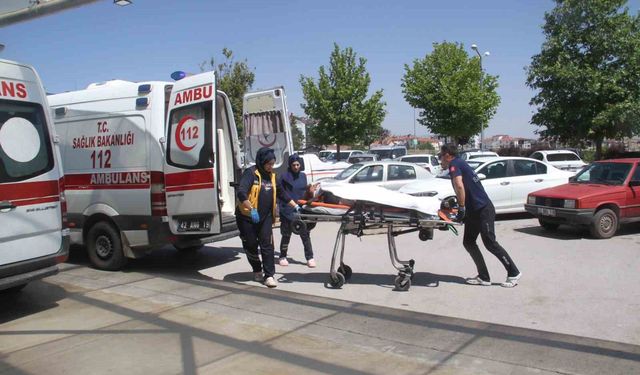 Kontrolden çıkan araç araziye savruldu, sürücü yaralandı