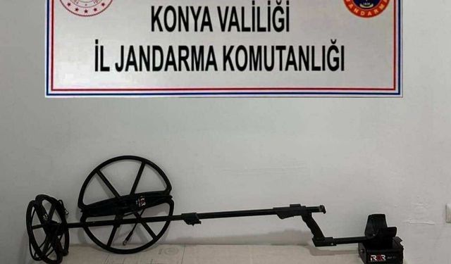 Konya'da 764 adet sikke ele geçirildi