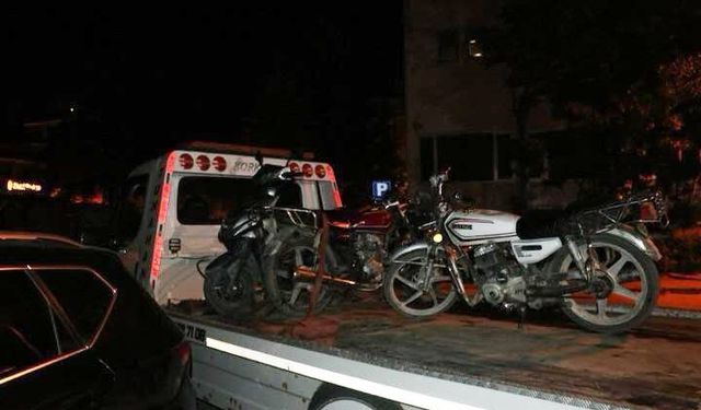 Konya'da motosiklet denetimi