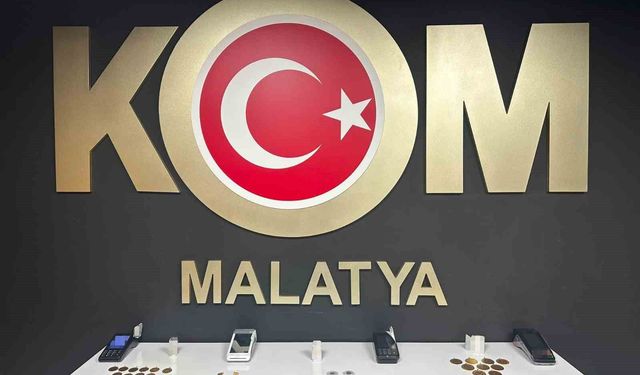 Malatya'da sahte altın ve tefecilik operasyonu: 2 tutuklama