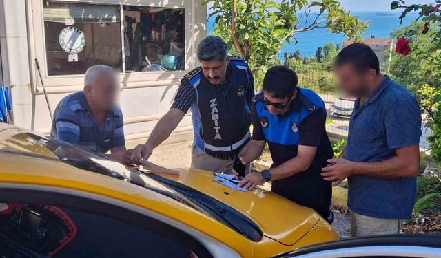 Sinop'ta ticari taksiler denetlendi