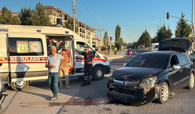 Tavşanlı'da trafik kazası 1 yaralı