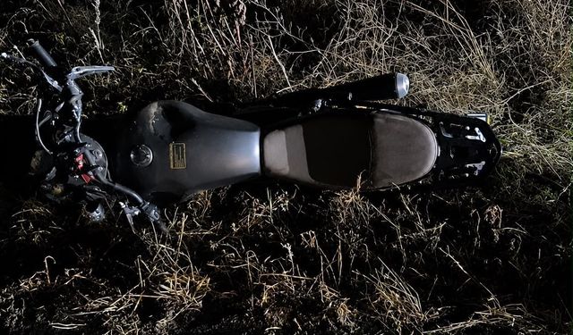 Tekirdağ'da motosiklet kazası: 1 yaralı