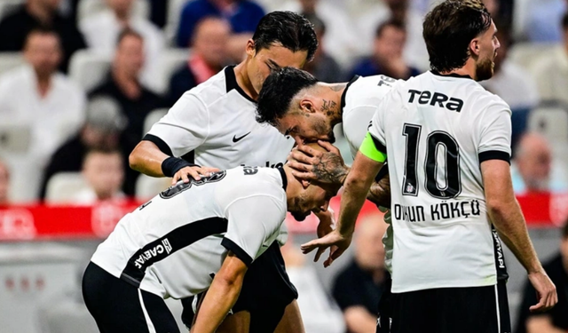 Beşiktaş Avrupa’da turu kaptı: Tek gol yetti