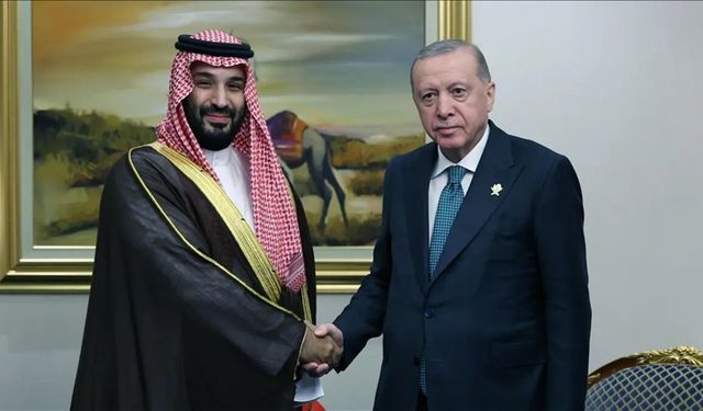 Cumhurbaşkanı Erdoğan, Suudi Arabistan Veliaht Prensi Bin Selman ile görüştü