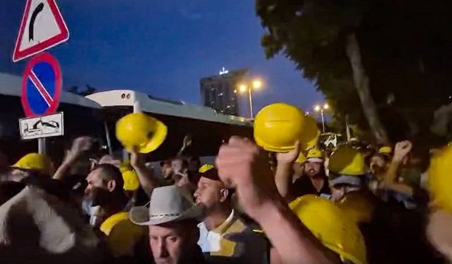 Ankara'da direnen madencilere polis müdahalesi  100 işçi götürüldü