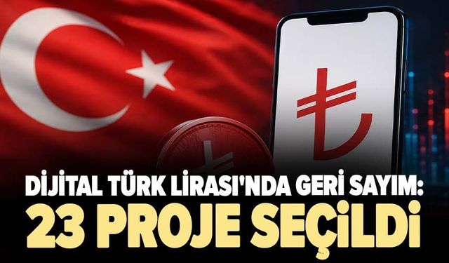 Dijital Türk Lirası'nda geri sayım: 23 proje seçildi