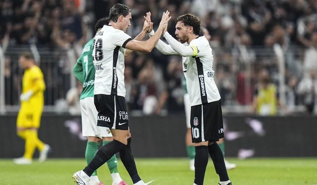 Beşiktaş, tur kapısını 3 golle araladı; Avrupa'ya göz kırptı!