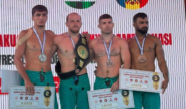Bursa'nın gururu Fazlı Eryılmaz dünya şampiyonu!