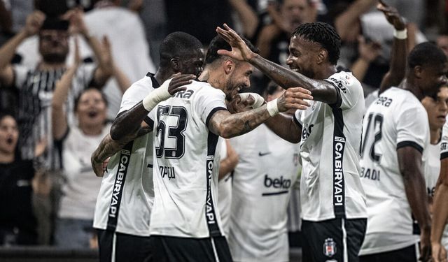 Beşiktaş, Erzurumspor FK karşısında 3 puanı üç golle aldı