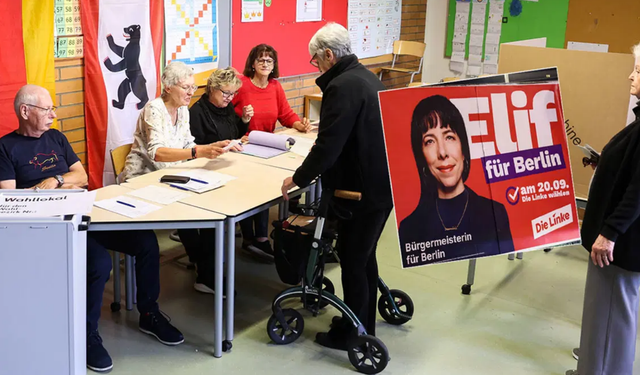 Berlin seçimlerinde Elif Eralp öne çıktı: Sol Parti sandıktan birinci çıktı