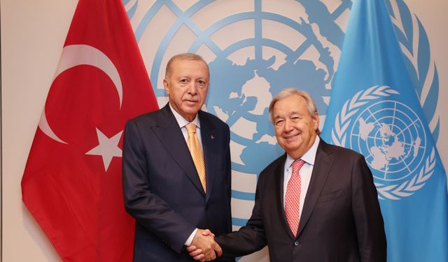 Erdoğan-Guterres görüşmesinde Gazze öne çıktı
