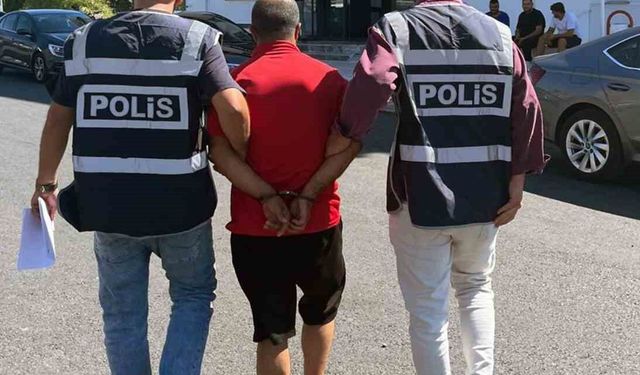 18 yıl 4 ay hapis cezasıyla aranan şahıs Dalaman'da yakalandı
