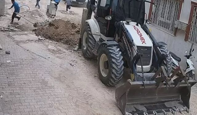 Adıyaman'da doğalgaz borusu patladı