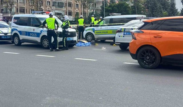 Ankara'da aracın çarptığı yaya hayatını kaybetti