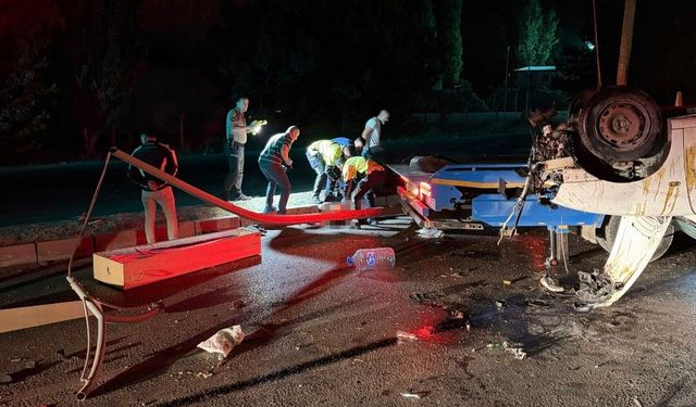 Ankara'da otomobil takla attı: 1 ölü