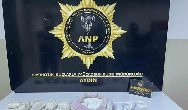 Aydın'da uyuşturucu operasyonu: 2 kilo 889 gram kokain ele geçirildi