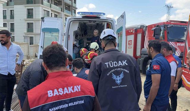 Başakşehir'de inşaat alanında göçük: 1 işçi hayatını kaybetti