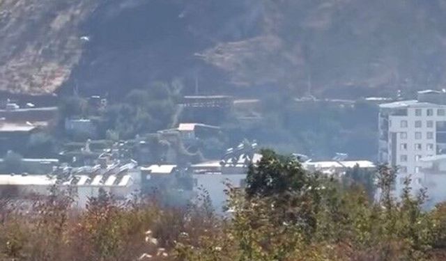 Baykan'da ormanlık alanda çıkan yangın paniğe neden oldu