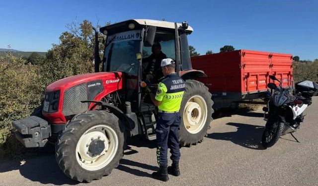 Bilecik'te jandarmadan traktör sürücülerine hayati uyarı