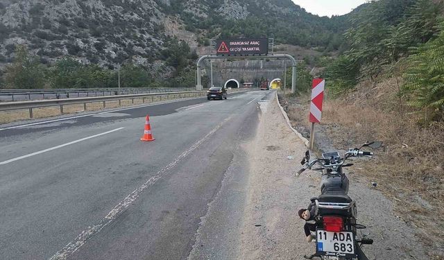 Bilecik'te motosiklet kazası: 1 yaralı