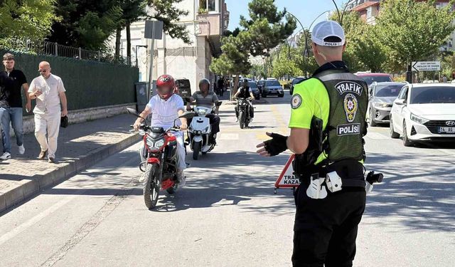 Bolu'da motosikletlere sıkı denetim