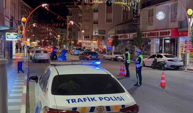 Çorum'da trafik denetimi: 28 araç sürücüsüne ceza