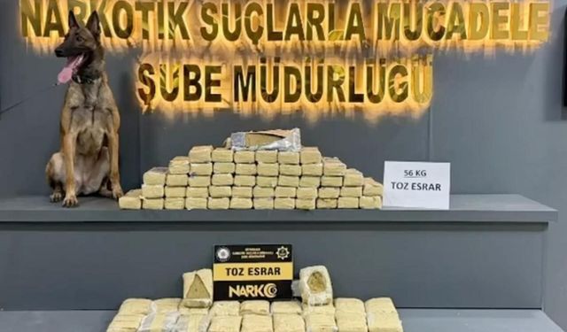 Diyarbakır'da 56 kilo esrar ele geçirildi: 2 kişi gözaltına alındı