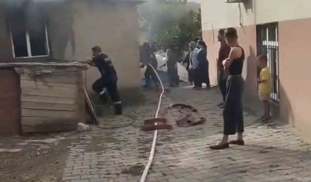 Elazığ'da odunluk ve kilerde yangın
