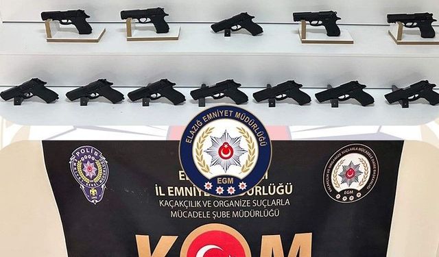 Elazığ'da ruhsatsız silah operasyonunda 2 tutuklama