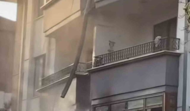 Bursa'da elektrikli araç şarj istasyonunda çıkan yangın daireye sıçradı