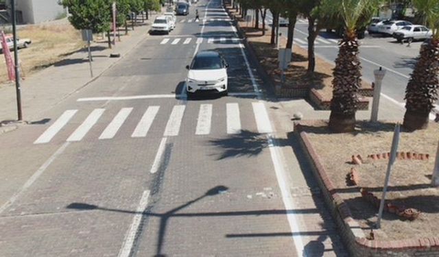 Güzelçamlı'da trafiğe hava denetimi