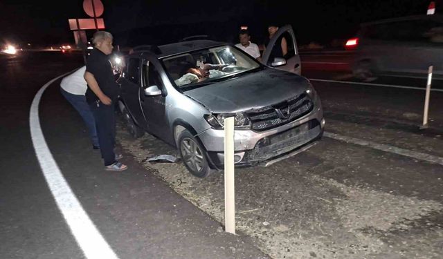 Hisarcık'ta iki otomobil çarpıştı: 2 yaralı