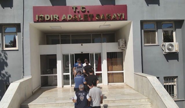 Iğdır'da farklı illerden gelerek yağma, yaralama, tehdit ve hakaret suçlarına karıştılar