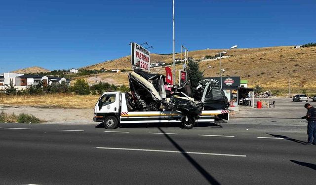 Kayseri'de feci kaza