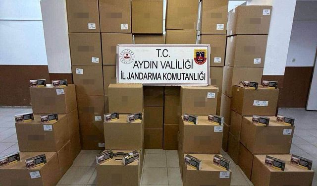 Köşk'te kaçak tütün operasyonu: 630 bin makaron ele geçirildi