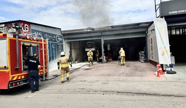 LPG tamirhanesinde patlama: 2 yaralı