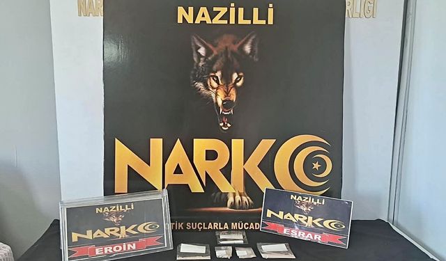 Nazilli'de uyuşturucu operasyonu: 3 şüpheli tutuklandı