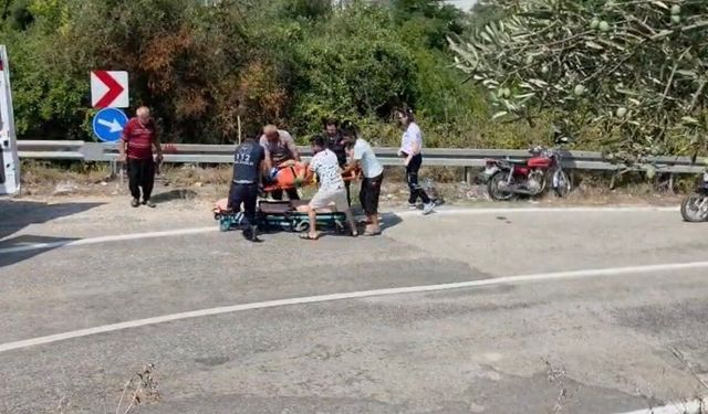 Osmaniye'de motosiklet bariyere çarptı: 2 yaralı
