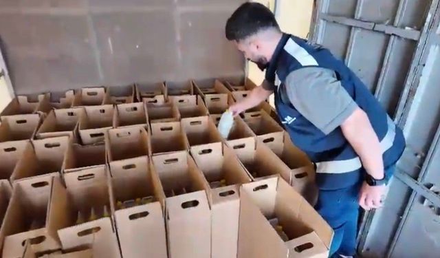 Samsun'da 1 ton 122 litre etil alkol ele geçirildi