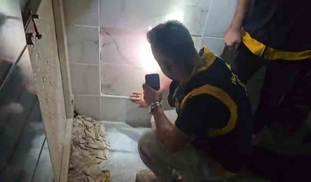 Şanlıurfa'da cinayet zanlısı evde oluşturulan gizli bölmede yakalandı