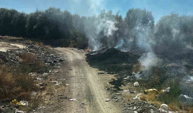 Şuhut'ta bir günde 5 ayrı noktada arazi yangını