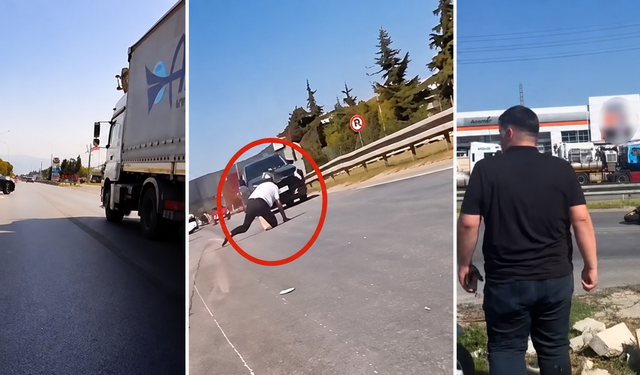 Bursa’da kırmızı ışık faciası: Motosiklet tırın lastiklerine savruldu