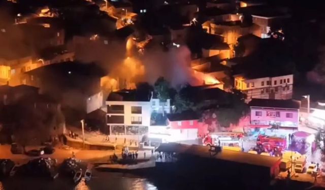 Gölyazı’da korkutan yangın: Bir ev alevlere teslim oldu