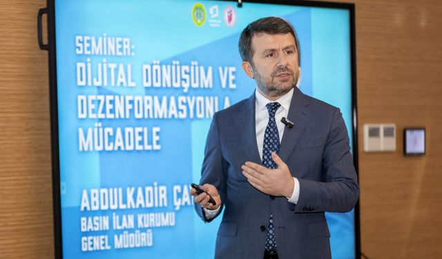 BİK Genel Müdürü Çay’dan genç gazetecilere kritik uyarı