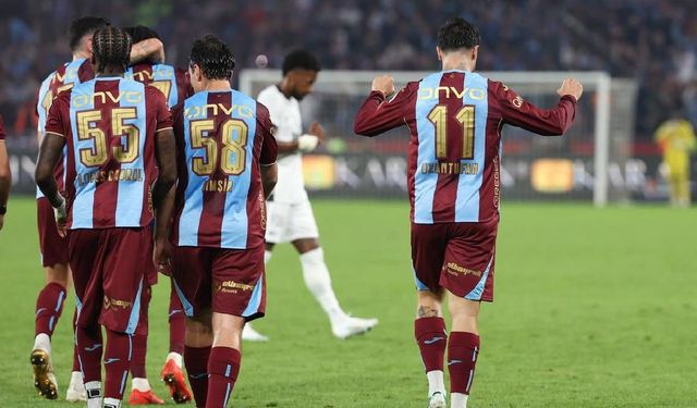 Trabzonspor Beşiktaş'ı 2 golle devirdi!